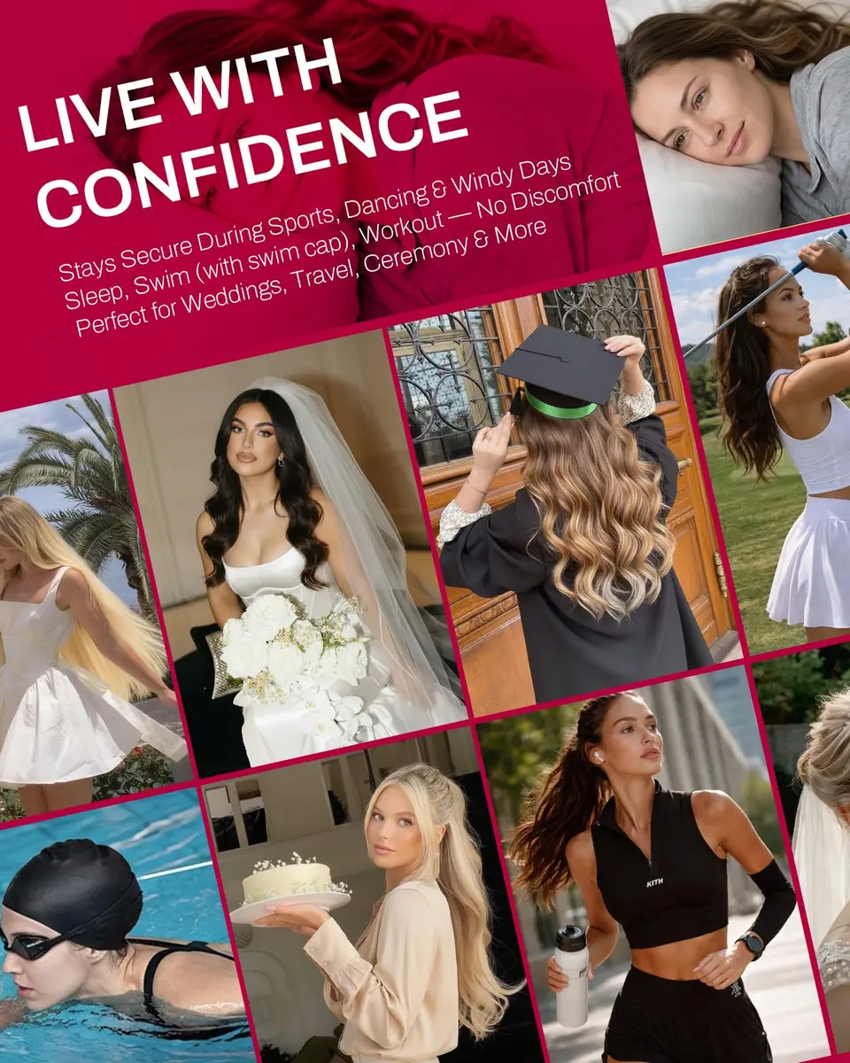Moresoo Micro Bead Hair Extensions Real Human Hair, Off Black, 20 Inch (50g / 1.76 oz) | Blend Seamlessly for Volume & Length - view 8
