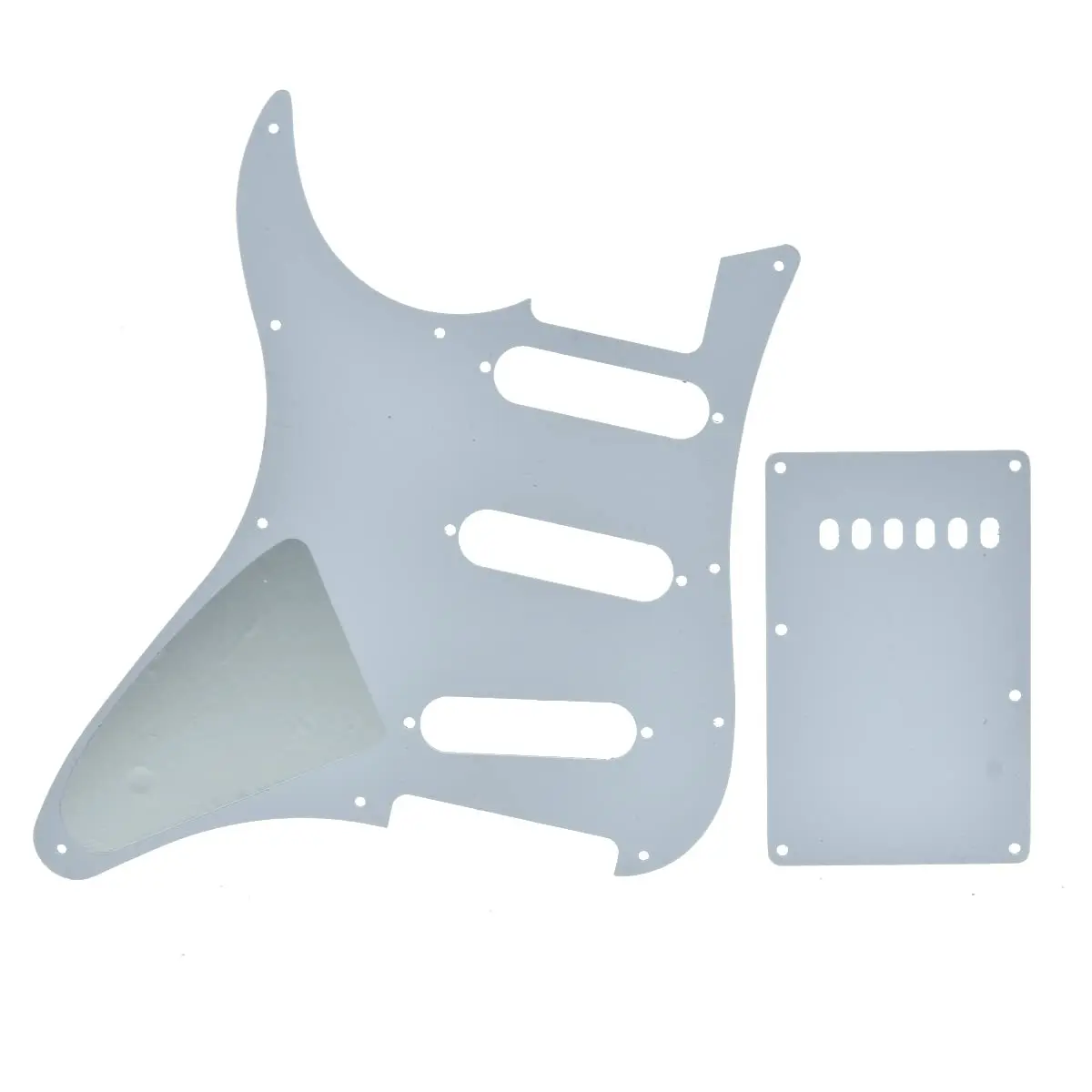 KAISH SSS Pickguard and Tremolo Cover for Yamaha Pacifica White Pearl | Guitar Accessory - view 2