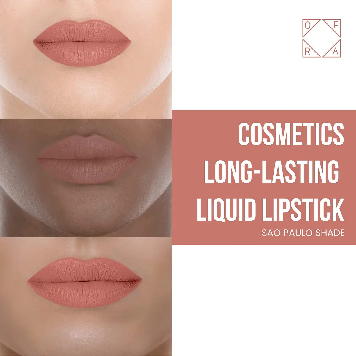 Ofra Matte Liquid Lipstick 0.21 Fl Oz | Deep Burgundy Longwear Transfer-Resistant Lip Color - view 5