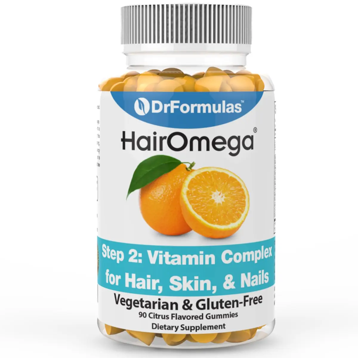 DrFormulas Hair Skin Nails Gummies with Biotin 90 Count | Supports Hair Growth & Strength for Men & Women - view 5