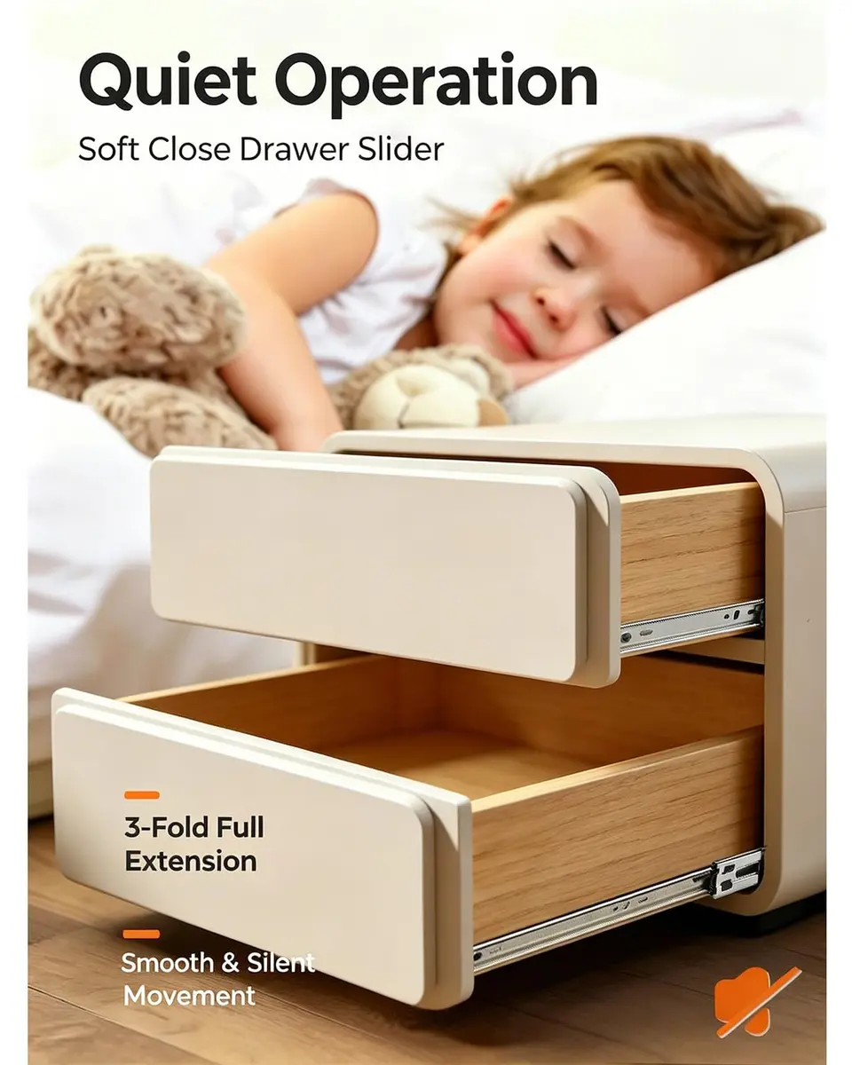 Gobrico 16 inch Drawer Slides 10 Pair | Heavy Duty Full Extension Soft Close Rails - view 2