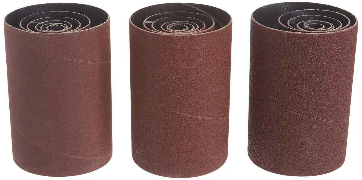 WEN 6510SPC Assorted Grits Spindle Sanding Sleeves (18 Pack) | 18-Piece Set for Oscillating Spindle Sanders - view 4