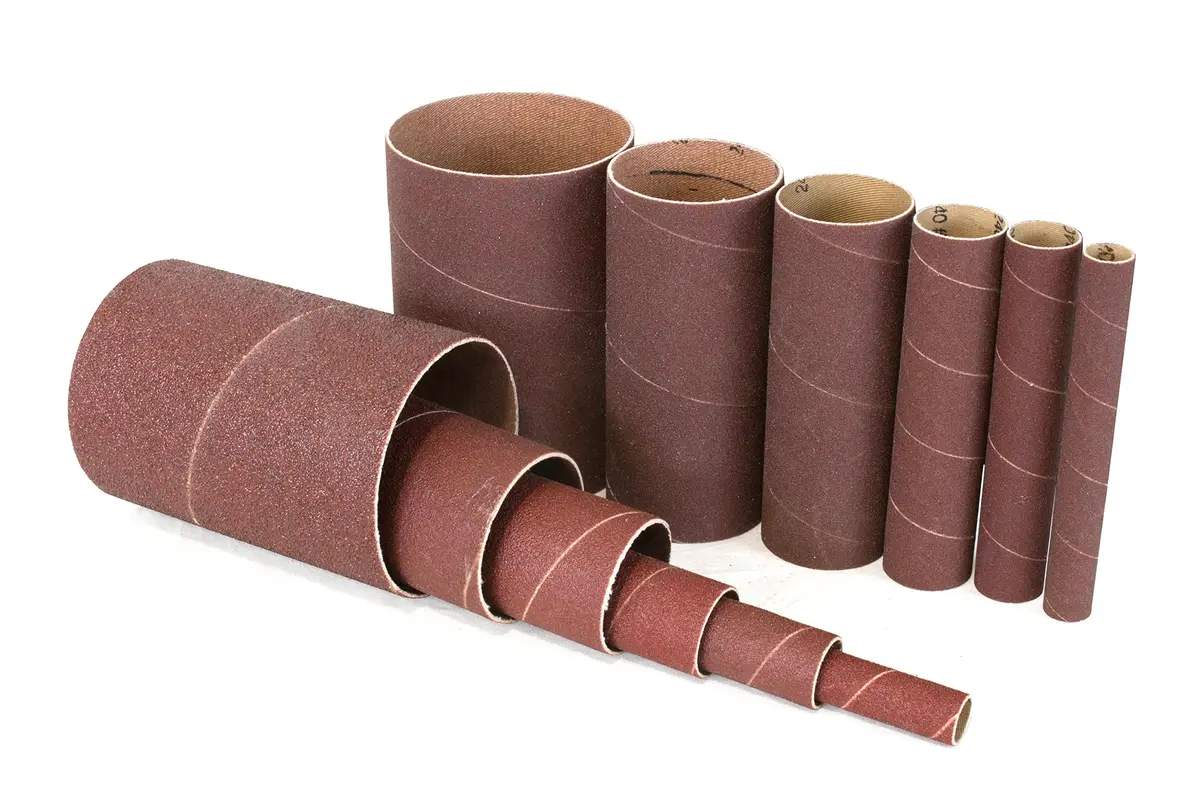 WEN 6510SP240 240-Grit Oscillating Spindle Sanding Sleeves Combo (12 Pack) | Aluminum Oxide for Woodworking - main product image