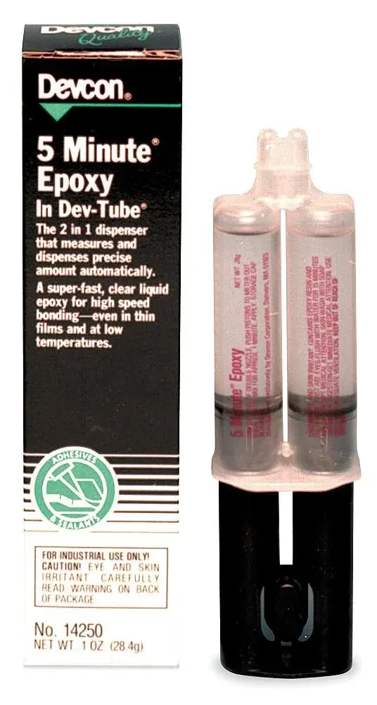 ITW 5 Minute Epoxy Adhesive 25ml (0.845 Fl Oz) | Fast Curing, Versatile Bonding - main product image