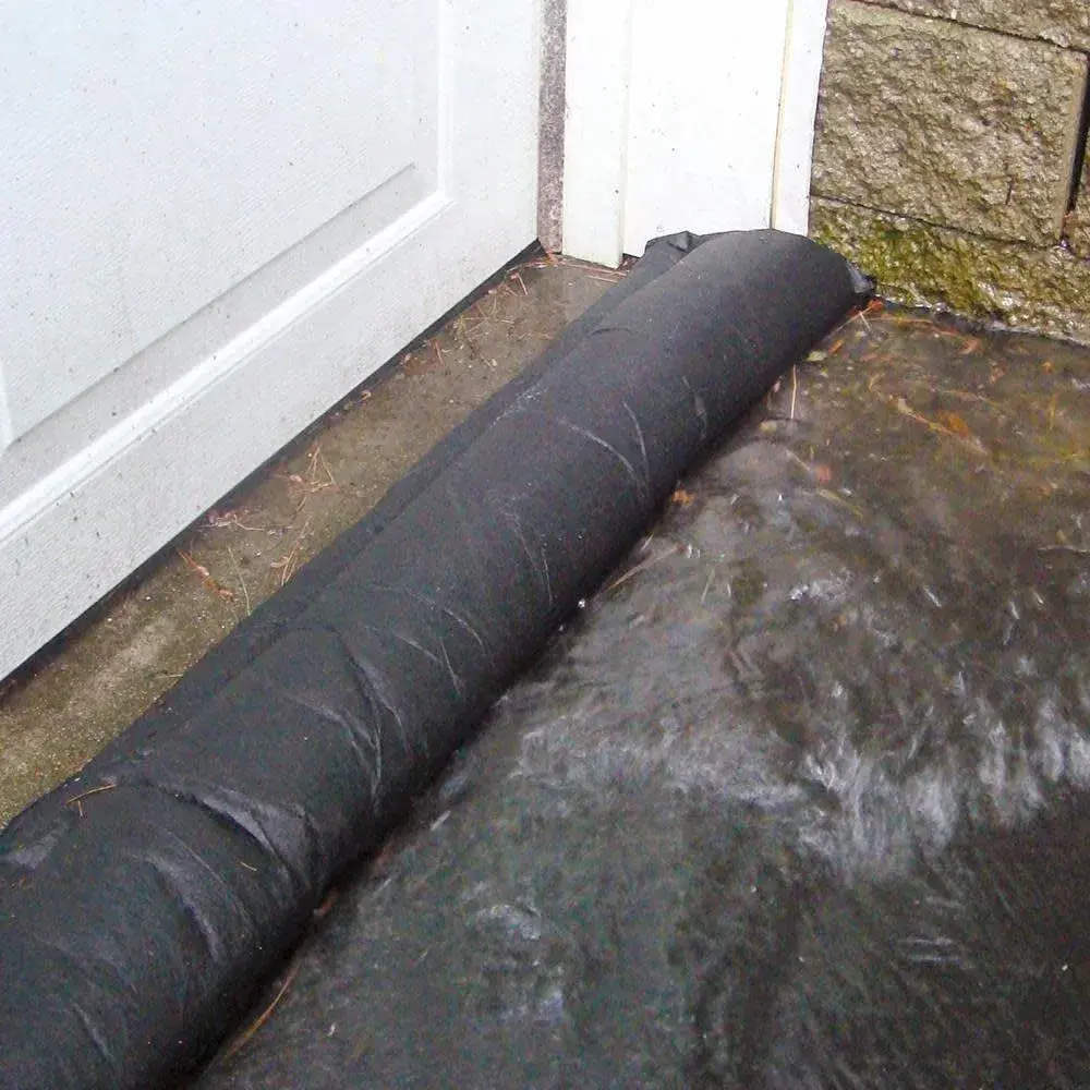 Quick Dam QD617-8 Water-Activated Flood Barriers 8 Pack Black 3.5in High | Control Flood Water Indoors & Outdoors - view 5