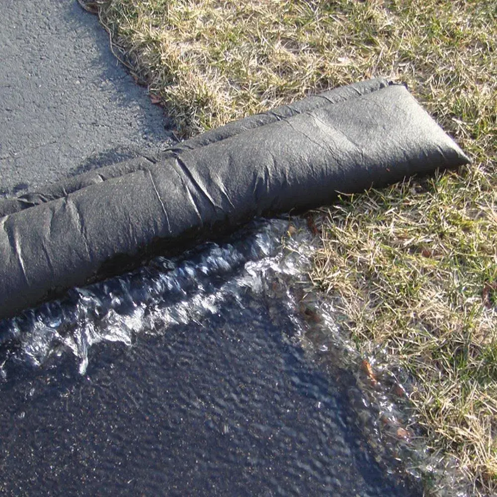 Quick Dam QD617-8 Water-Activated Flood Barriers 8 Pack Black 3.5in High | Control Flood Water Indoors & Outdoors - view 6