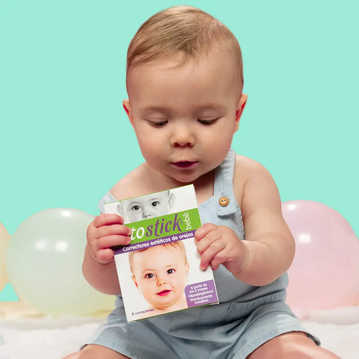Otostick Baby Ear Corrector 8 Count Transparent Silicone | Corrects Prominent Ears from 3 Months - view 6