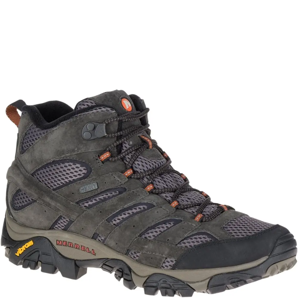 Merrell Moab 2 Mid Waterproof Hiking Boot, Beluga, 7.5 US | Durable Waterproof Hiking Footwear - view 3