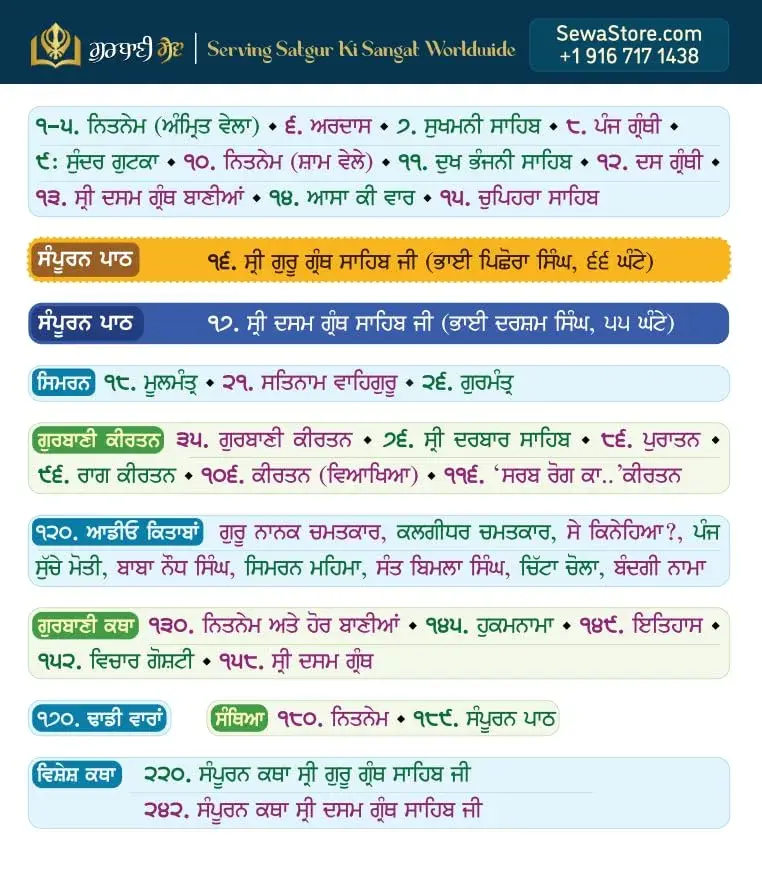 SewaStore.com Gurbani Player+ with Nitnem, Sukhmani Sahib, Kirtan, Simran, Sehaj Path, Santhia, Katha 156 g (5.5 oz) | 2100 Hours of Gurbani - view 2