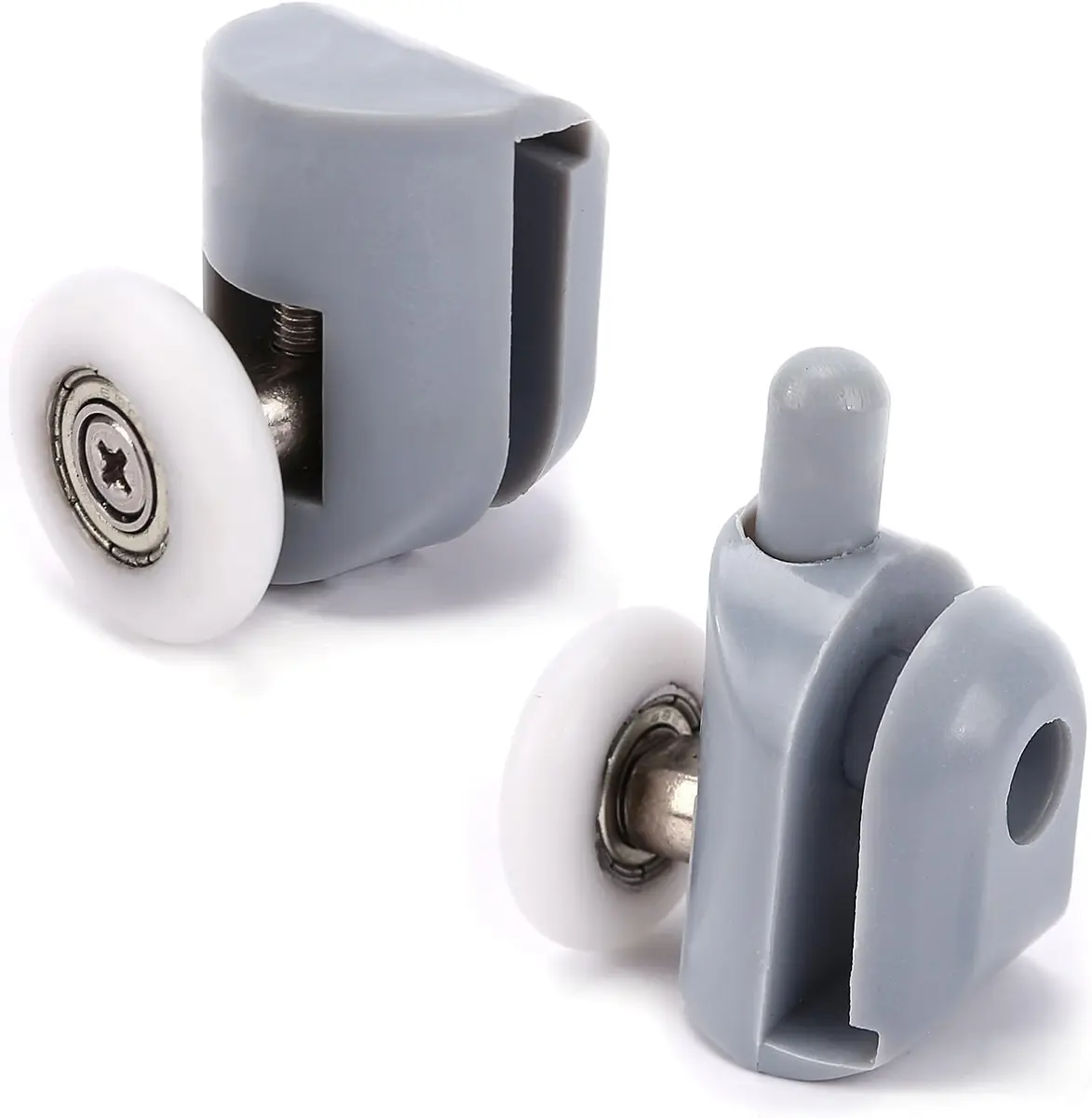 Smooth Shower Door Rollers Set of 8 | 23mm Diameter Home Bathroom Replacement Parts - view 7