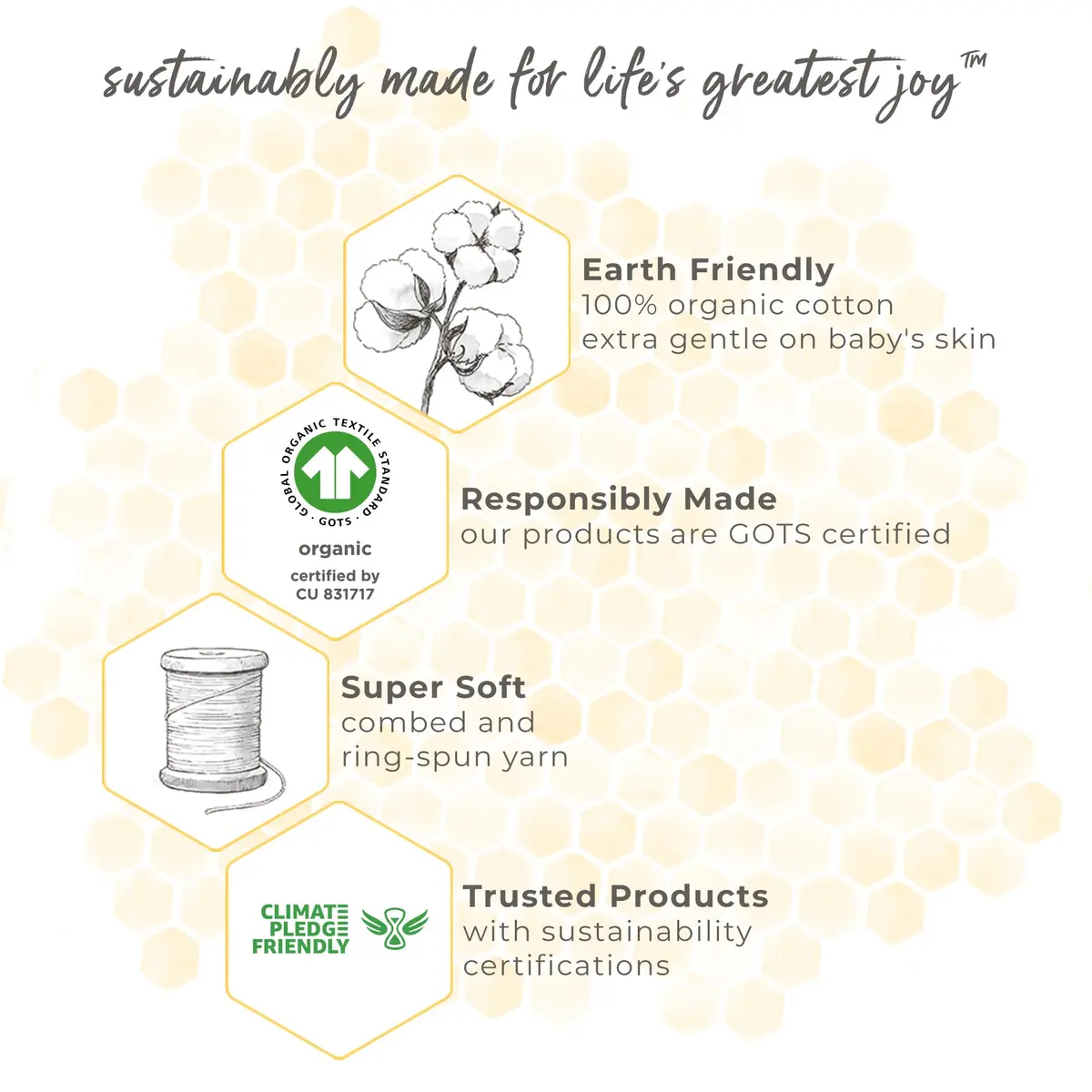 Burt's Bees Baby Infant Burp Cloths 5-Pack | Organic Cotton, Soft & Absorbent - view 7