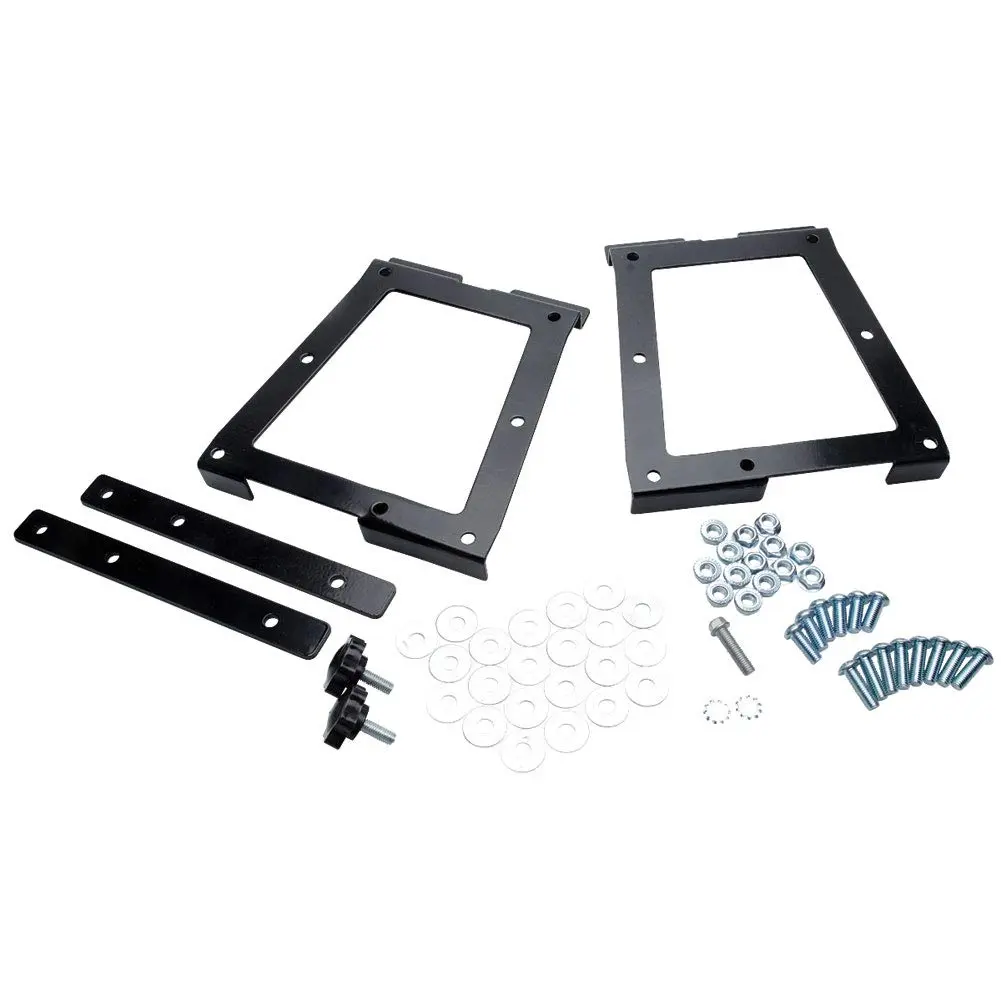 Tusk Replacement Pannier Box Mounts | Durable Steel, Black | Perfect for Adventure Bikes - main product image
