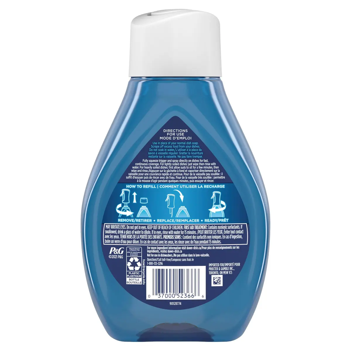 Dawn Platinum Powerwash Dish Spray Fresh Scent Refill 473ml (16 Fl Oz) | Grease Cleaning Power - view 7