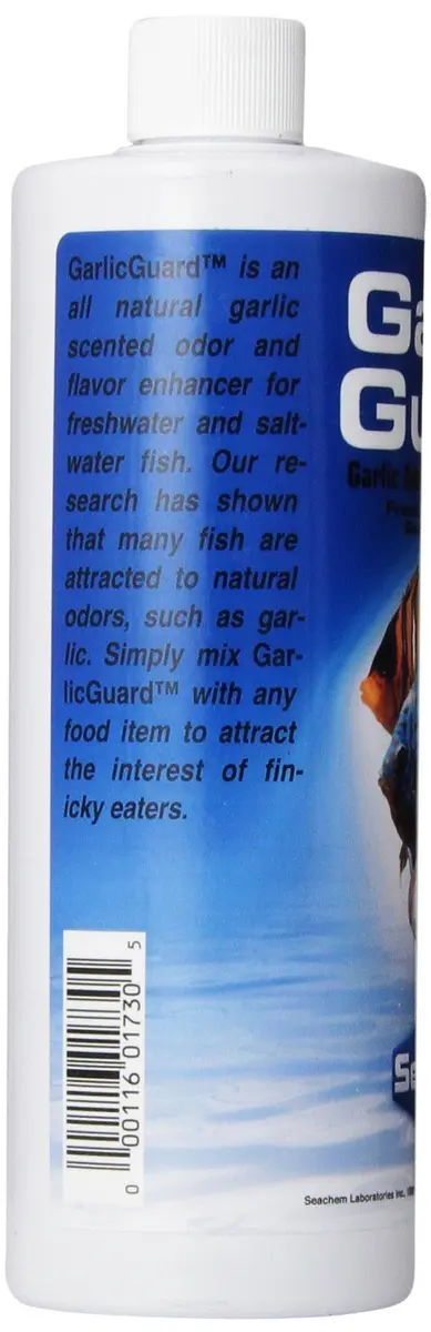 Seachem Garlic Guard Additive Flavor Enhancer for Fish, 17 Fl Oz (3 Pack) | Concentrated Garlic Supplement for Finicky Eaters - view 3