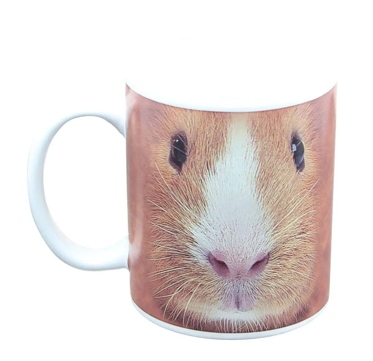 JUST FUNKY Guinea Pig Face 11oz Coffee Mug | Modern Ceramic Drinkware - main product image