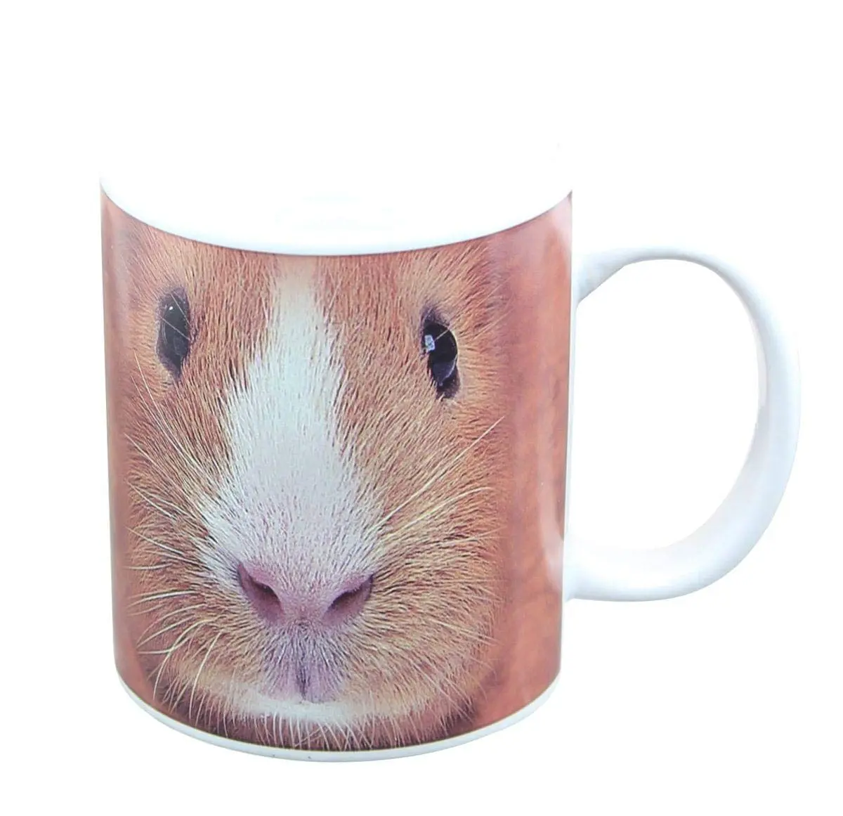 JUST FUNKY Guinea Pig Face 11oz Coffee Mug | Modern Ceramic Drinkware - view 2