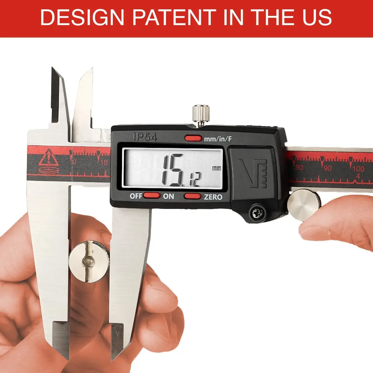 VINCA DCLA-1205 Digital Caliper 300mm (12 Inch) | IP54 Stainless Steel, Inch/Metric/Fraction Conversion - view 6
