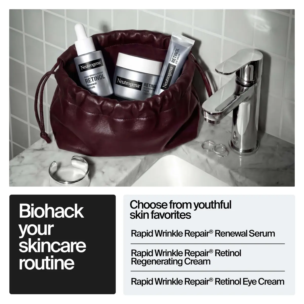 Neutrogena Rapid Wrinkle Repair Retinol Face Moisturizer 1.7 oz (50 ml) | Dermatologist Recommended Anti-Aging Cream - view 6
