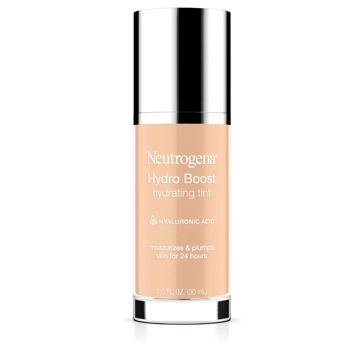 Neutrogena Hydro Boost Tint Foundation Makeup 10 Classic Ivory 1.0 fl oz | Hydrating, Oil-Free, Sheer Coverage - main product image