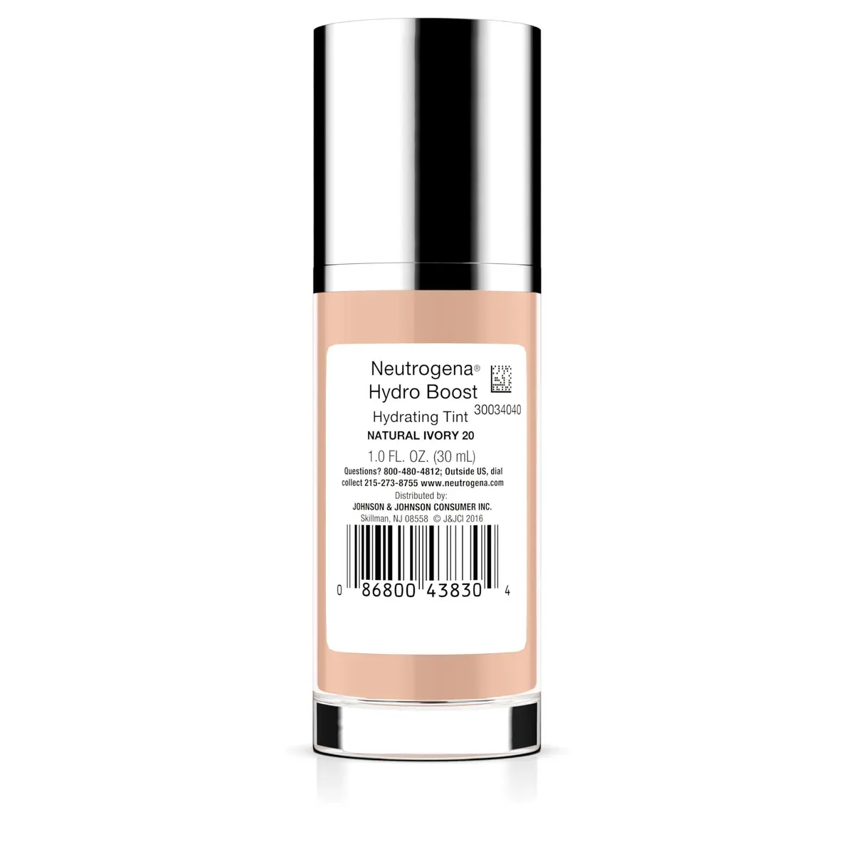Neutrogena Hydro Boost Tint Foundation Makeup 20 Natural Ivory | Hydrating, Lightweight, Hydrates Skin 24H - view 9
