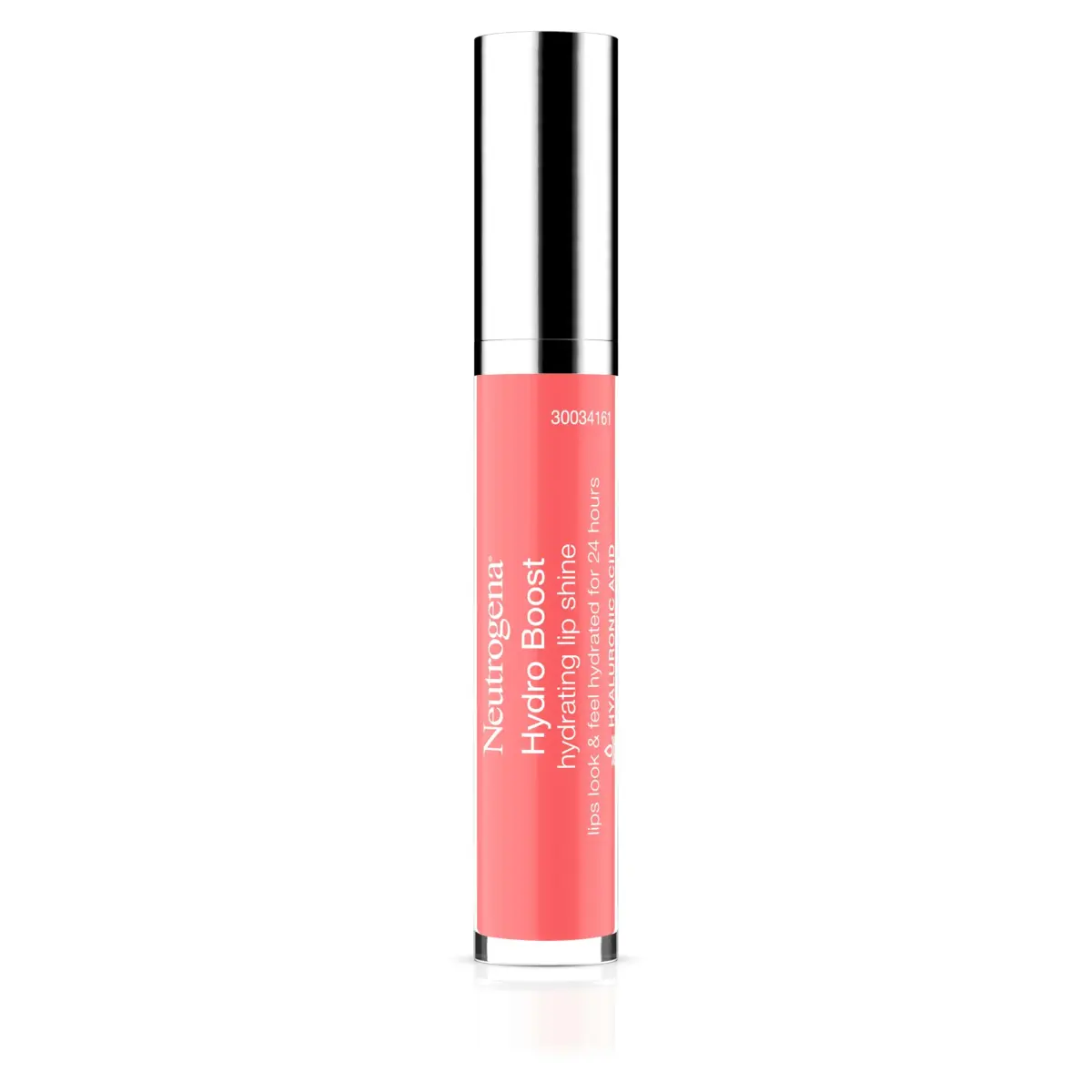 Neutrogena Hydro Boost Moisturizing Lip Gloss, Flushed Coral, 2.96 ml (0.10 Fl Oz) | Hydrating Hyaluronic Acid - main product image