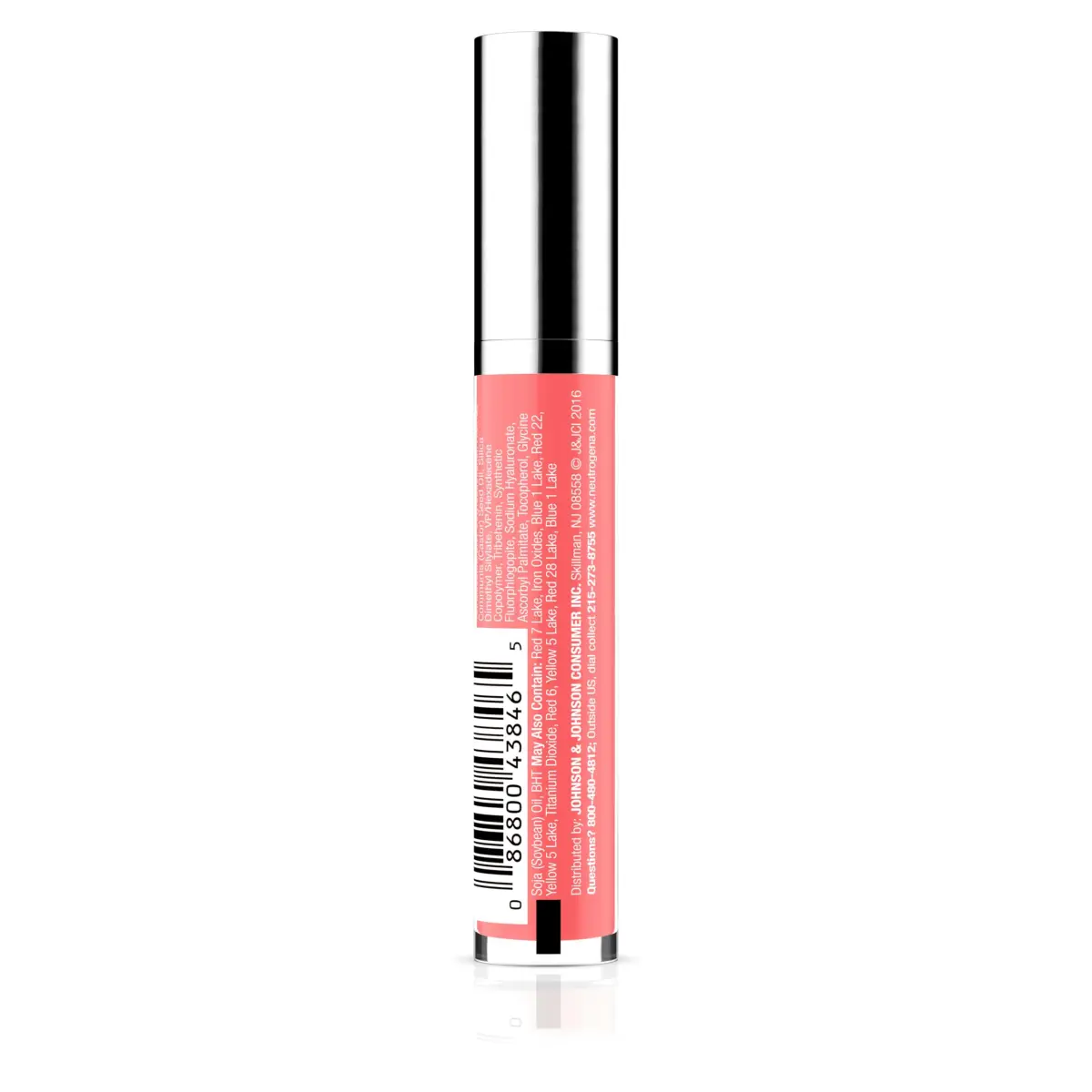 Neutrogena Hydro Boost Moisturizing Lip Gloss, Flushed Coral, 2.96 ml (0.10 Fl Oz) | Hydrating Hyaluronic Acid - view 6