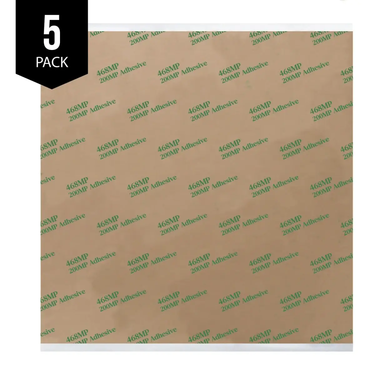 Gizmo Dorks 468MP Double Sided Adhesive Transfer Tape Sheets 20.3 x 20.3 cm (8 x 8 in) | High Temp Acrylic Foam Tape for 3D Prints & Graphics - view 6
