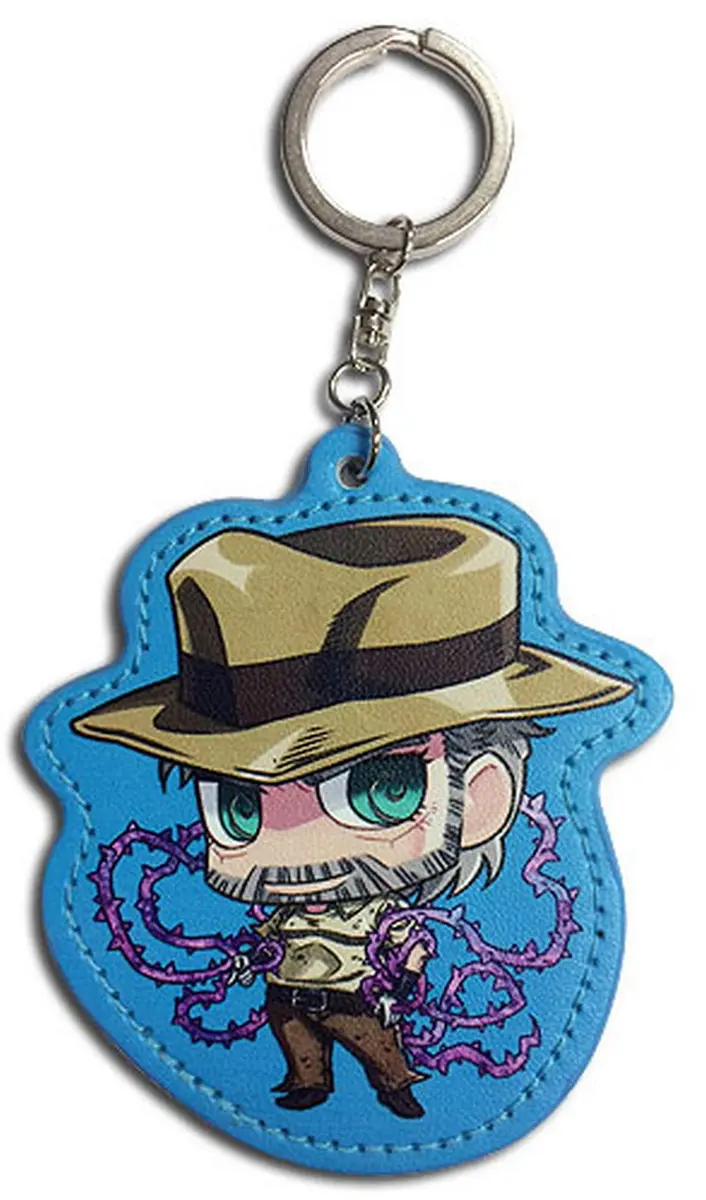 Great Eastern Entertainment JoJo Joseph SD Pu Keychain | Anime Collectible, Multi-colored, Lightweight - main product image
