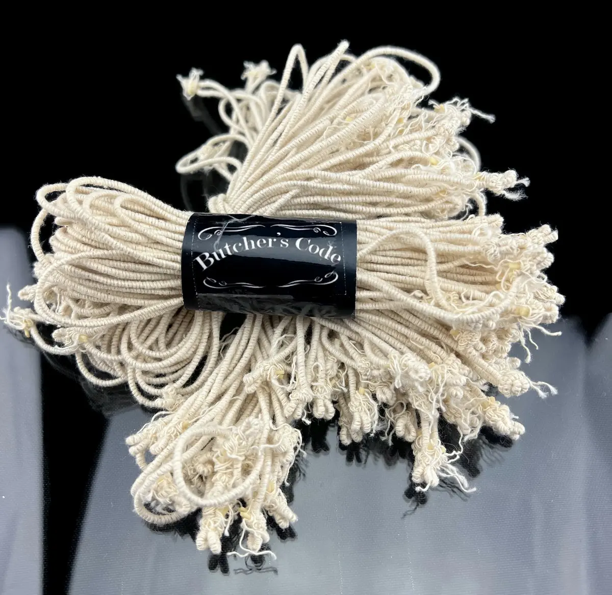 Butcher's Code Rotisserie Cooking Ties – 50 Heat-Safe Cotton Elastic Loops | Secure Poultry & Meat - view 5
