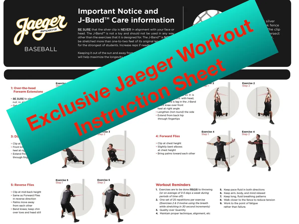 J-Bands Resistance Bands for Pitchers, Baseball & Softball | Portable Baseball Training Equipment for Youth & Adults - view 3