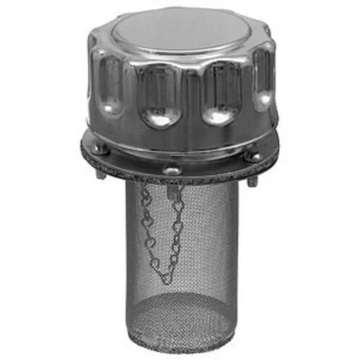 Buyers Products TFA005715 Hydraulic Filler-Strainer Breather Cap 5.15" L x 4.6" W x 3.6" H | Protects Hydraulic Systems with 40 Micron Filtration - main product image