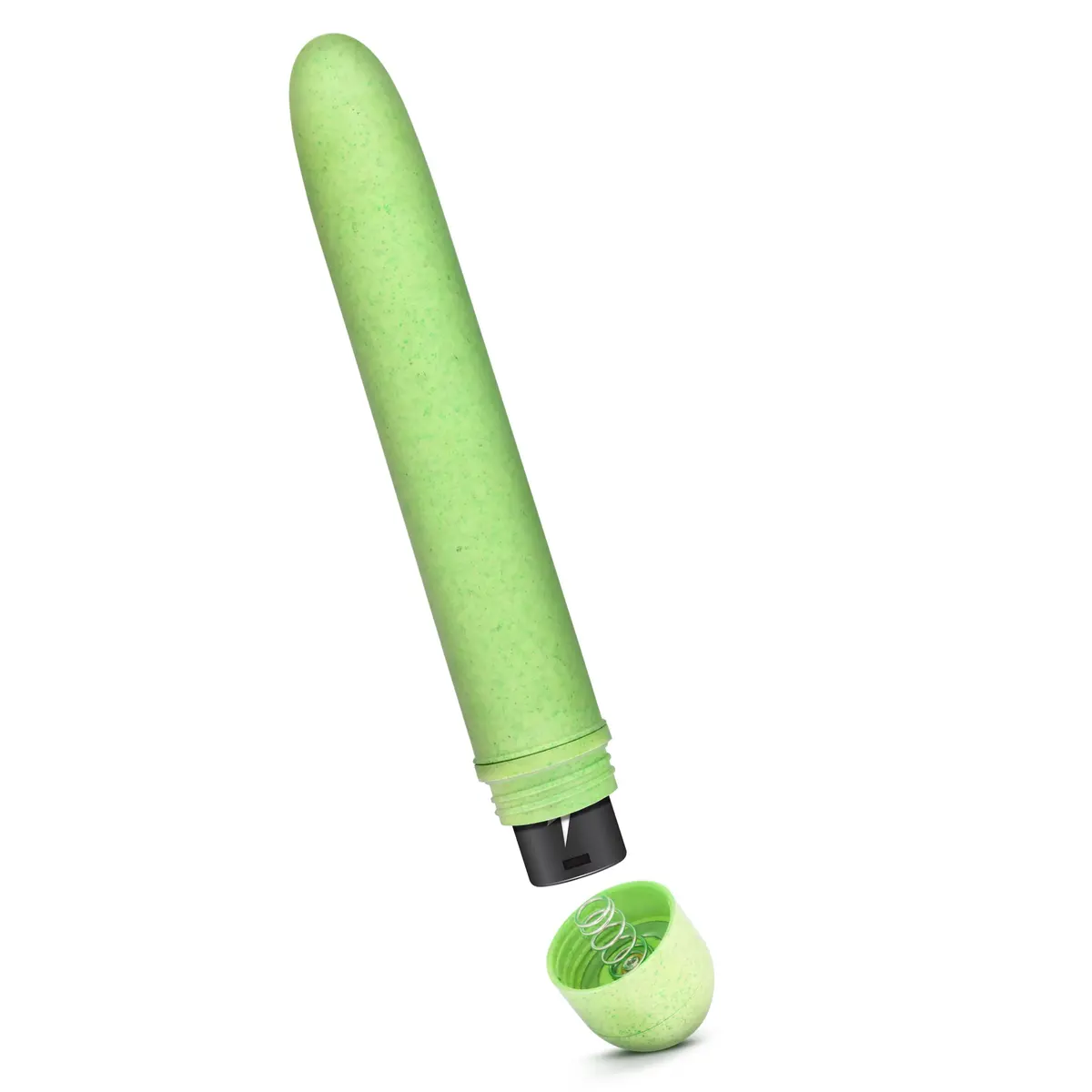 Blush Gaia® Eco 7" Slim Quiet Multispeed Vibrator, Green - view 7