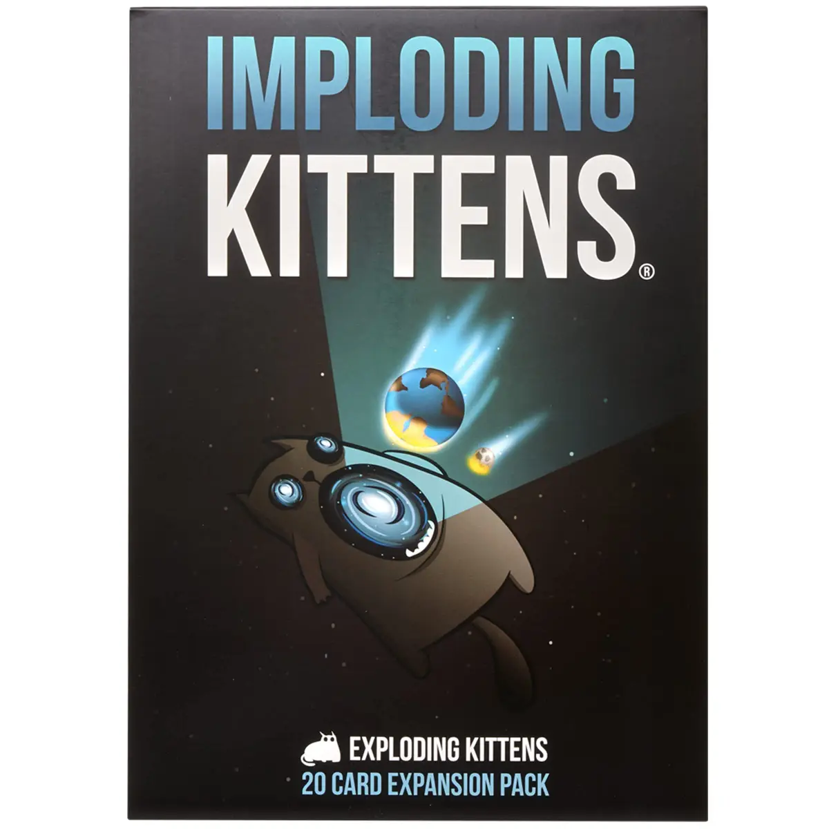 Exploding Kittens Imploding Kittens Expansion Set 20 Cards | Adds New Cards & Mechanics for 6 Players - main product image
