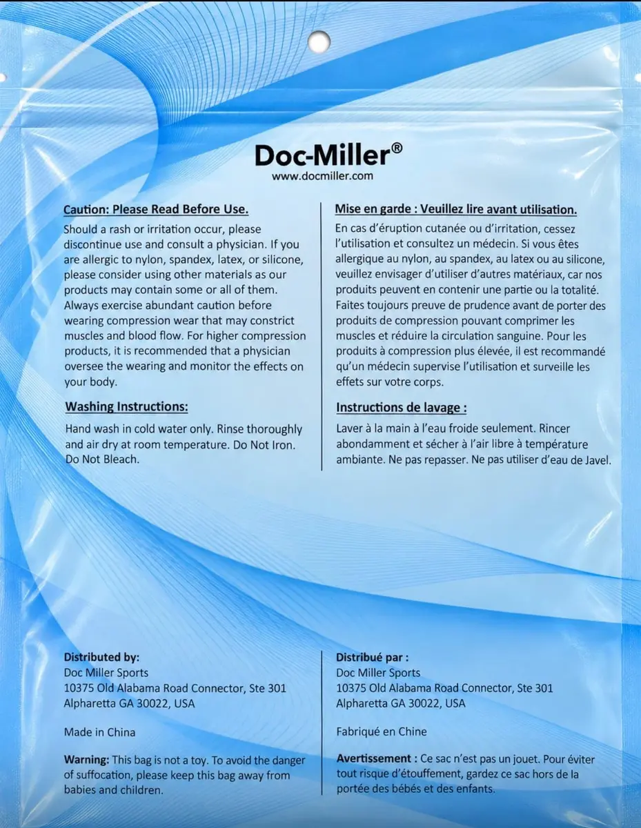 Doc Miller Compression Calf Sleeve for Men & Women 20-30mmHg | Graduated Support for Active Lifestyles - view 7