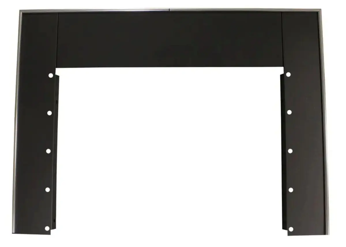 Ashley AG34IK US Stove Insert Surround Kit | Steel, Nickel, Modern Design, 44x32x1 inches - main product image