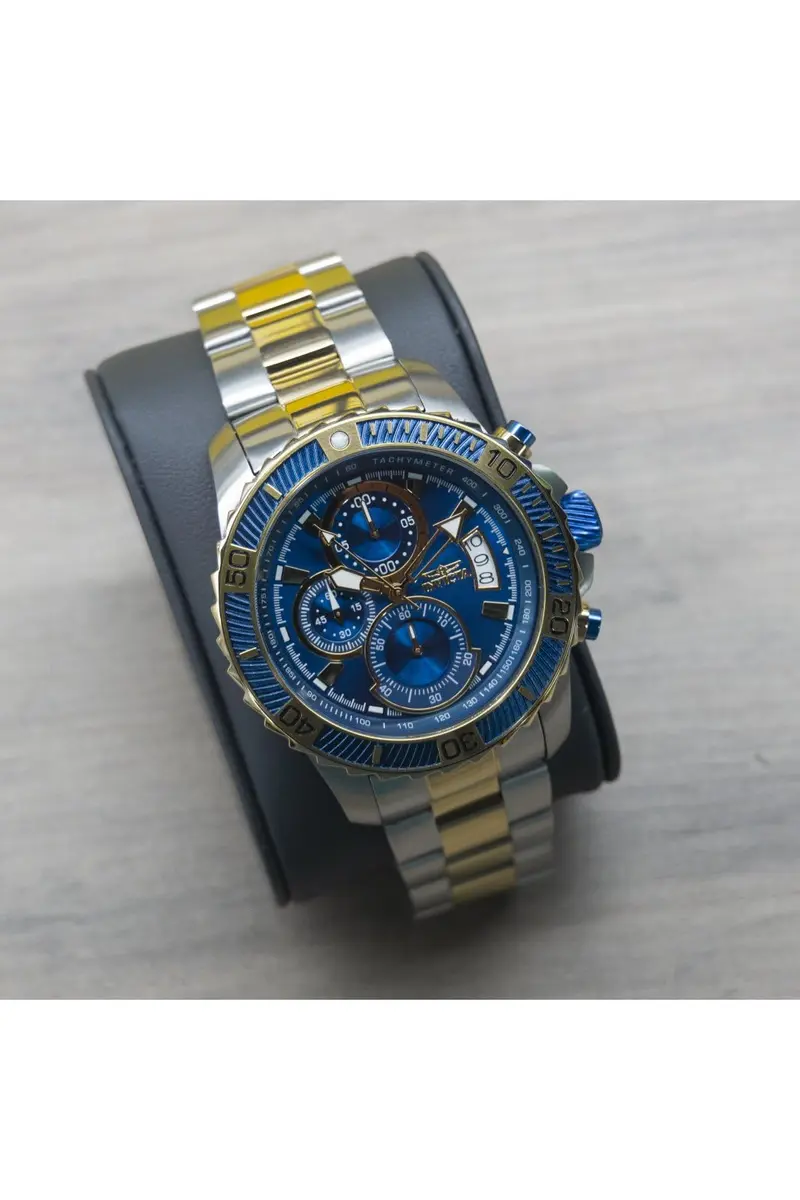 Invicta Men's 22415 Pro Diver Analog Quartz Watch 45mm | Two Tone, Water Resistant - view 2