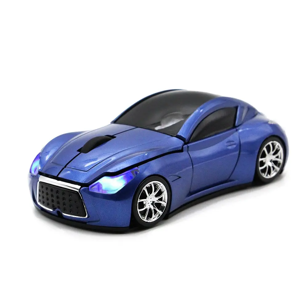 MGbeauty Sports Car Wireless Mouse | 1600 DPI Optical Gaming Mouse for PC & MAC (Blue, 11.2cm) - main product image