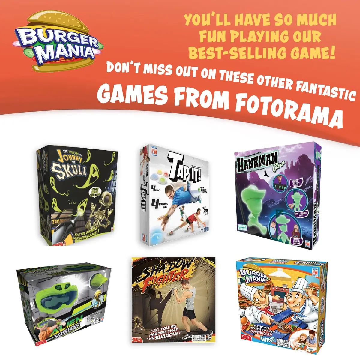 Fotorama Burger Mania Fast-Paced Conveyor Belt Building Game for Kids Ages 6 & Up | Improves Fine Motor Skills - view 6