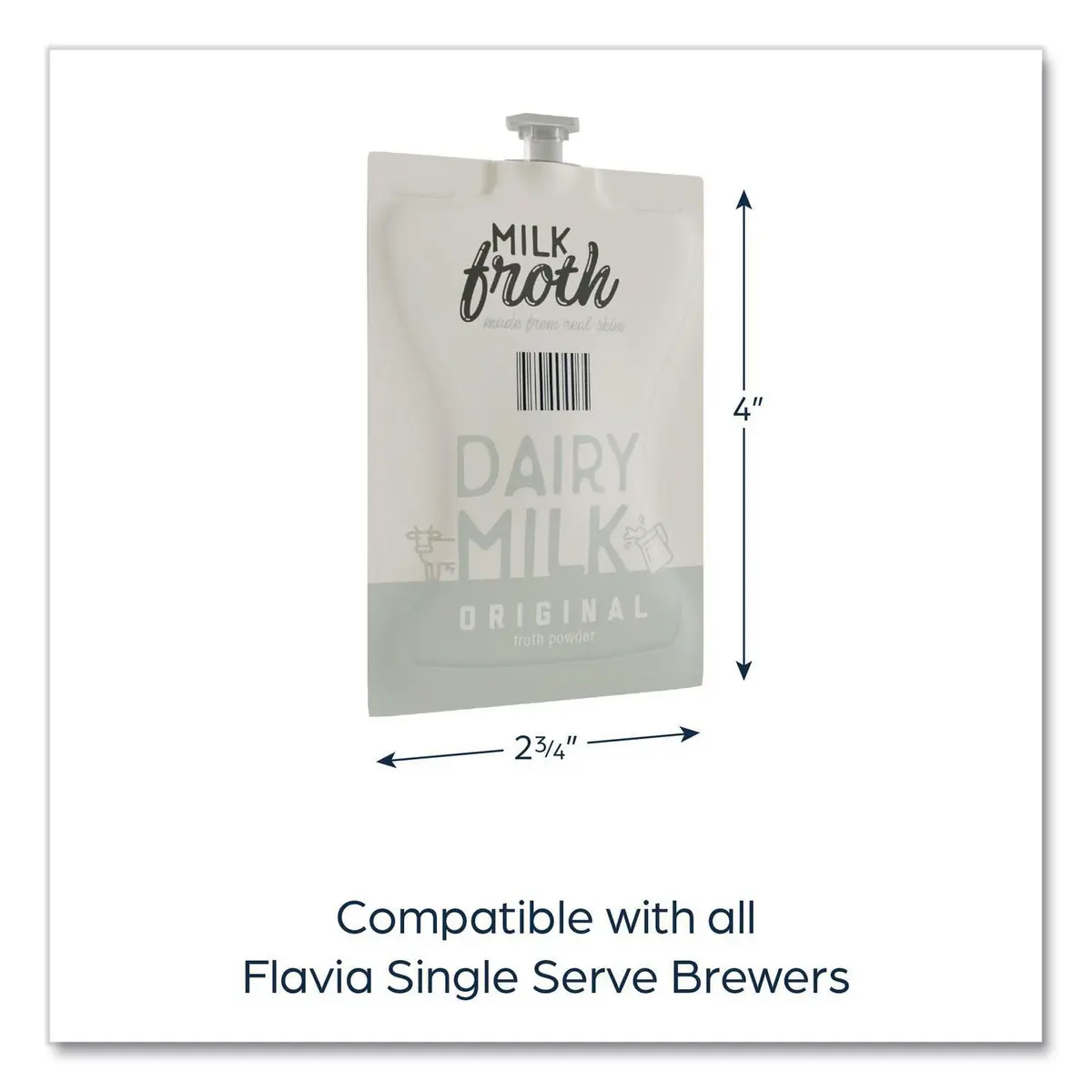 Flavia Alterra Real Milk Froth Powder 0.46 oz | Perfect for Latte & Cappuccino at Home - view 3