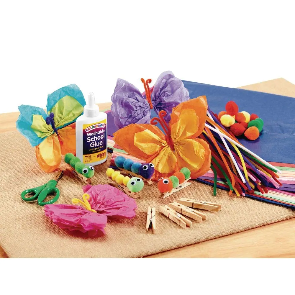 Colorations Pipe Cleaners Assorted Colors Pack of 100 | 12" Fuzzy Craft Supplies for Kids & Classrooms - view 3