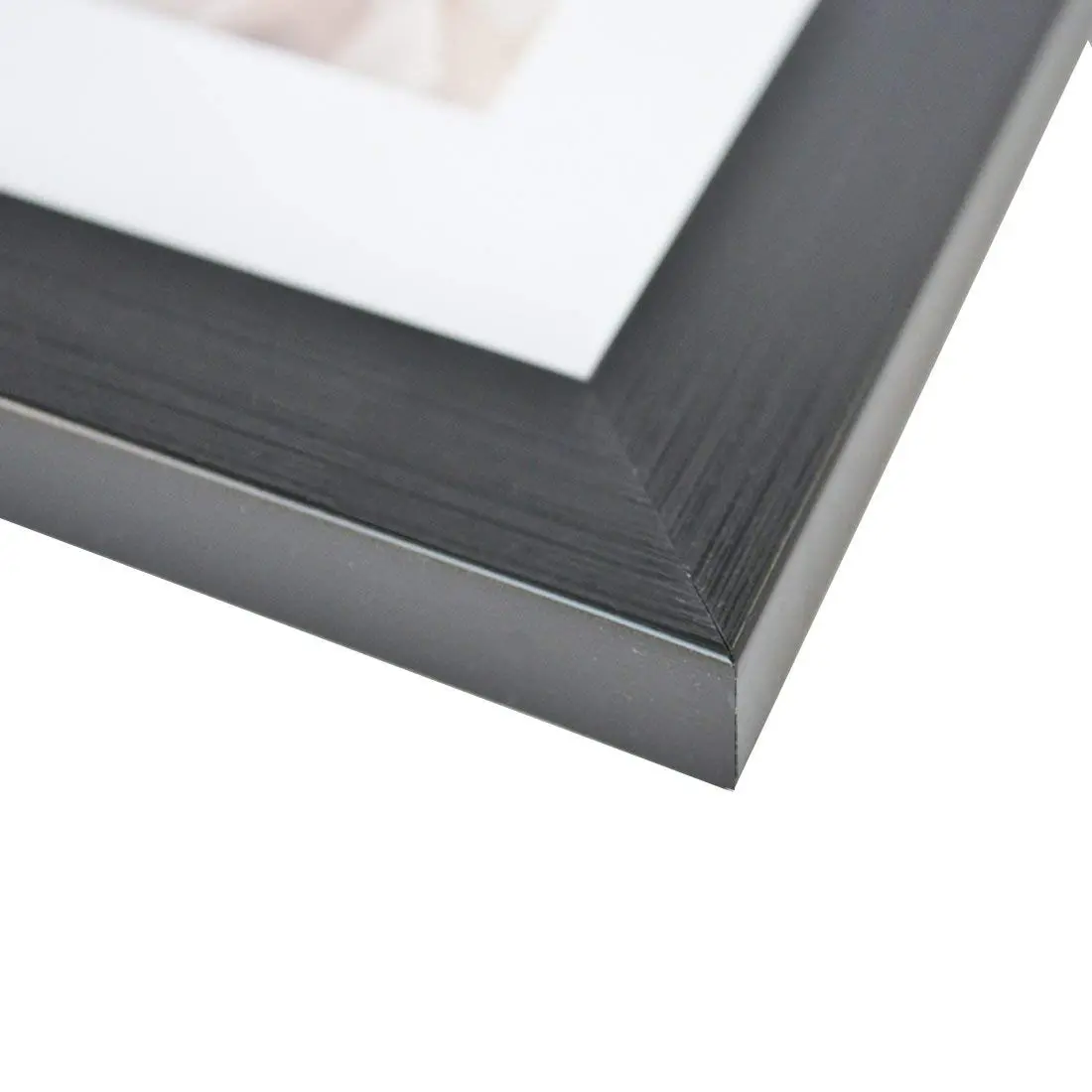 Giftgarden 4x6 Picture Frame Set of 8 | Wall & Tabletop Display with White Mats, Black Finish - view 7