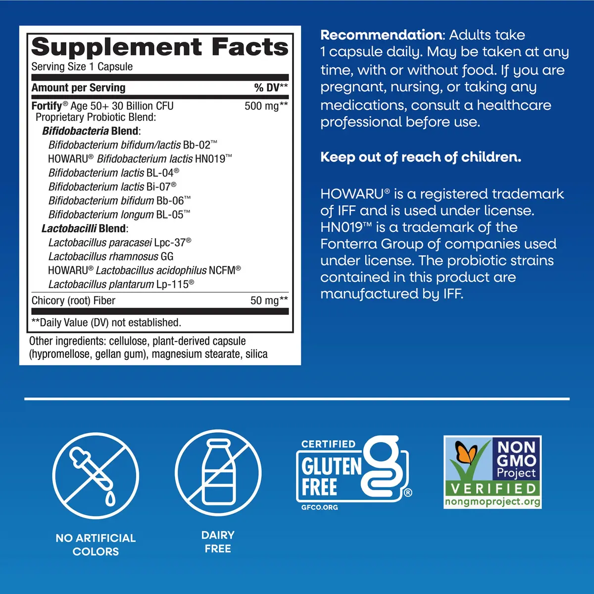Nature's Way Fortify 30 Billion Daily Pre+Probiotic for Adults 50+ | Supports Digestive & Immune Health - view 6
