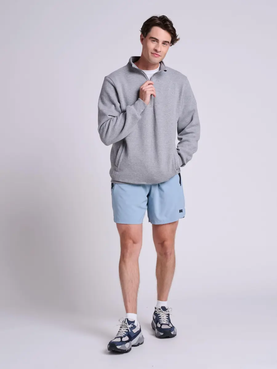 Russell Athletic Dri-Power Fleece 1/4 Zip Cadet Large | Moisture-Wicking, Stylish for Cold Weather - view 2