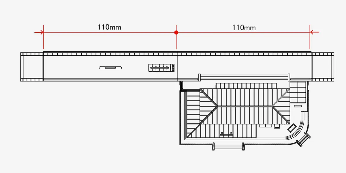 Rokuhan Z Scale S047-1 Train Station Set Blue Color | Miniature Toy Building for Model Trains - view 3