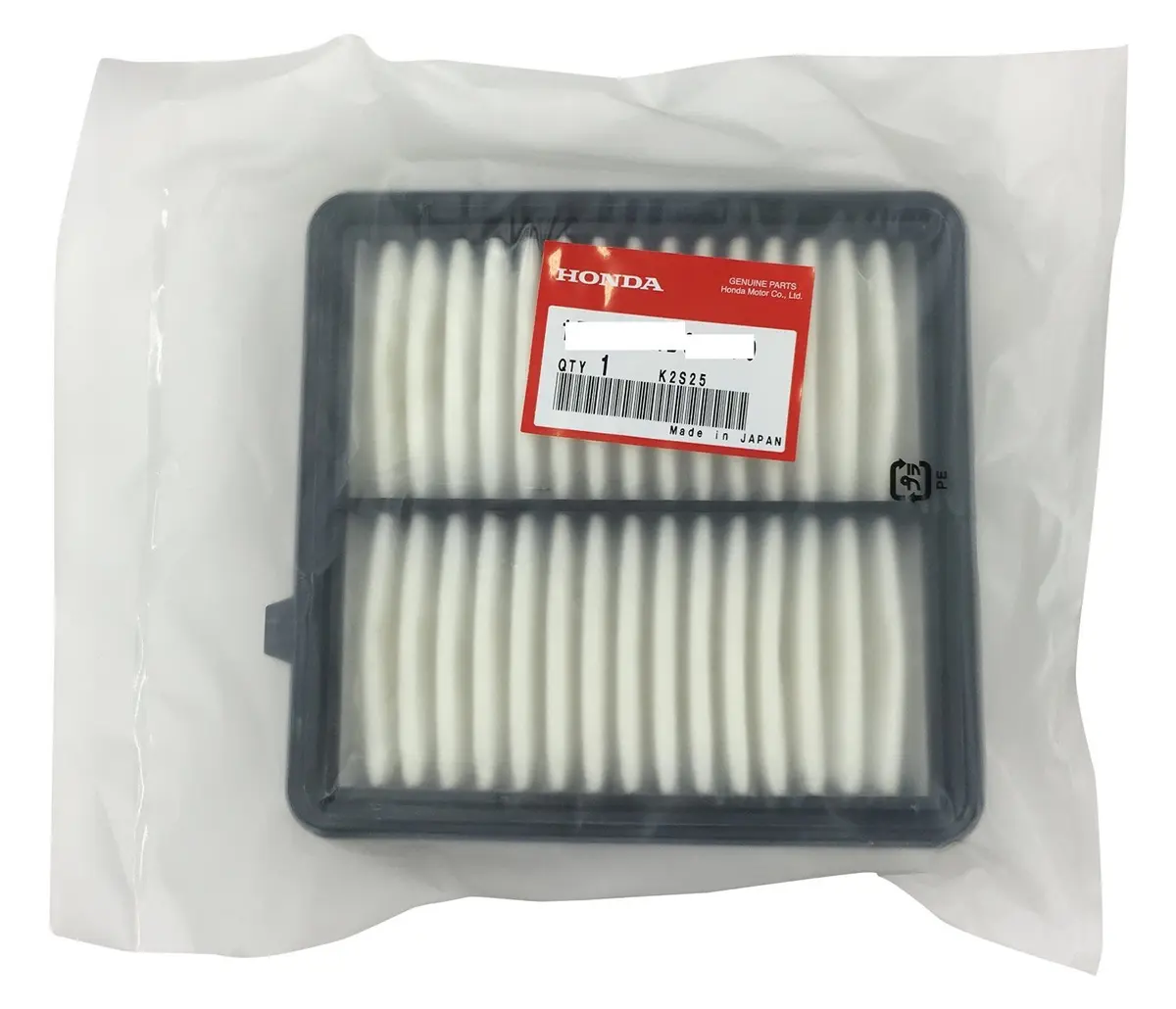 Honda Genuine Honda Parts Air Cleaner Element 17220-P2J-003 | Vehicle Specific Fit Rectangular Filter - main product image