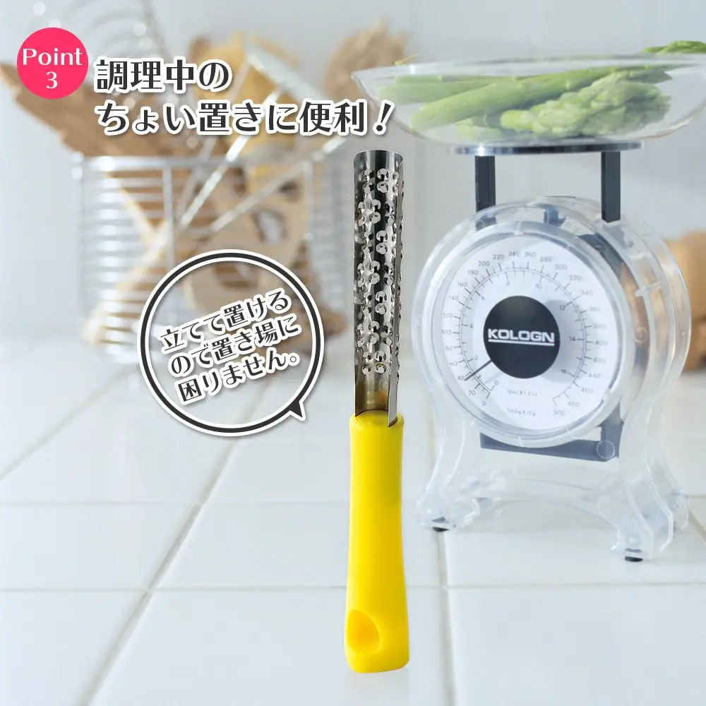 Shimomura Industry FV-619 Ginger Grater 22g (0.8 oz) | Stainless Steel Blade for Fresh Ginger - view 5