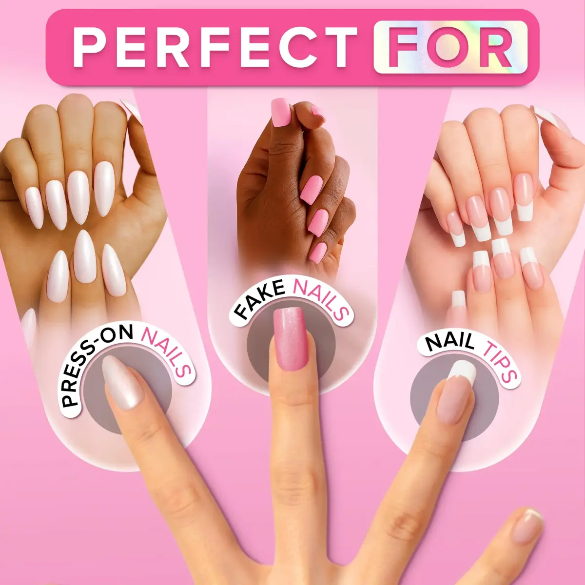 NYK1 NailBond Super Strong Nail Glue for Press On Nails, Nail Tips & Acrylics | 8ml (0.27 Fl Oz) - view 3
