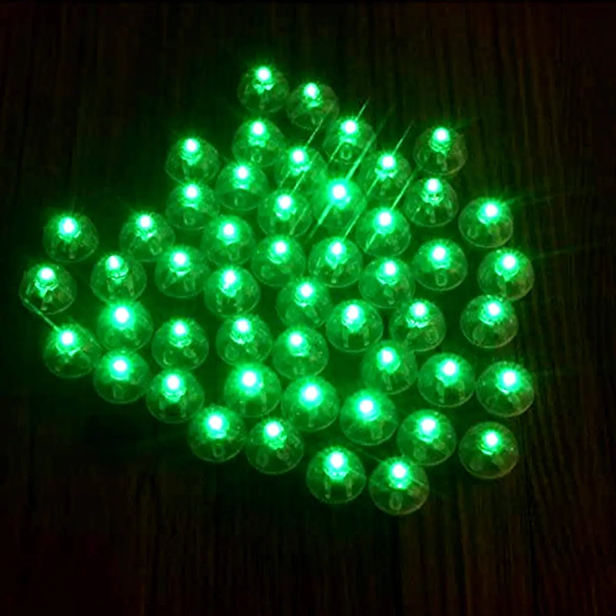 Neo LOONS Green Round LED Balloon Lights 100 Count | 24+ Hour Standby, 1.7cm Diameter - view 7