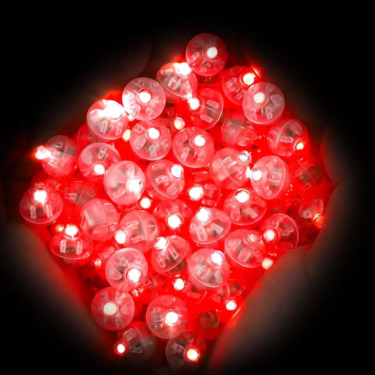Neo LOONS Red Round LED Balloon Lights 100 Count (2.9 oz) | Long Standby Time for Paper Lanterns & Parties - view 3