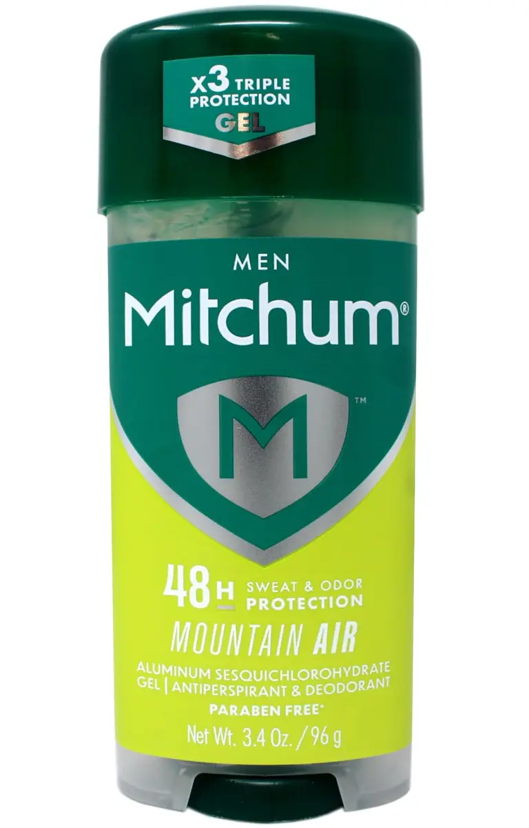 Mitchum Advanced Gel Anti-Perspirant & Deodorant, Mountain Air 3.4 oz (100 ml) | 12-Pack for All-Day Protection - main product image